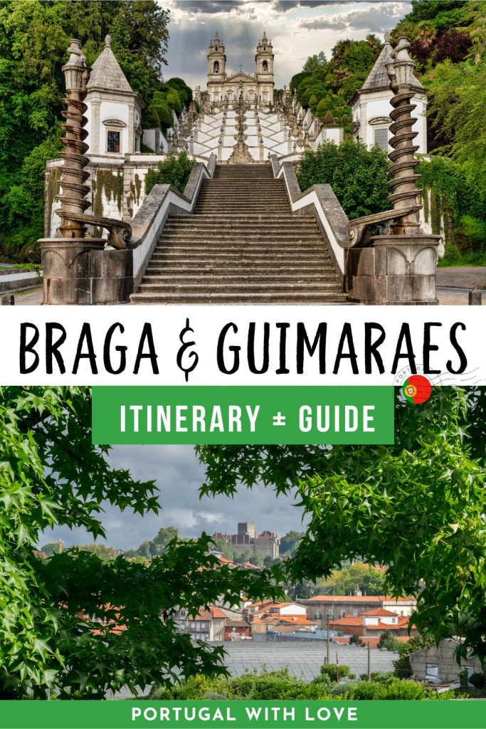 Braga and Guimarães itinerary pin